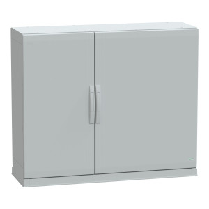 NSYPLAZ10124G 7035 ШКАФ СО СПЛОШ. ДВ/ЦОКОЛЬ 1000Х1250Х420 Schneider Electric Thalassa
