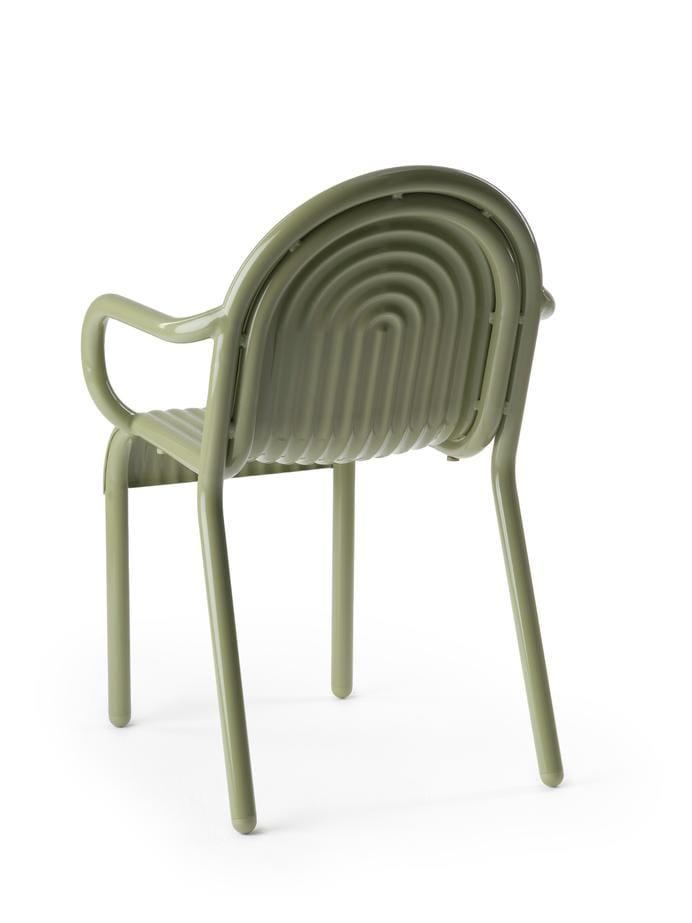 Алюминиевый садовый стул Tom Dixon Groove ARCH-00078323 - Вид №2