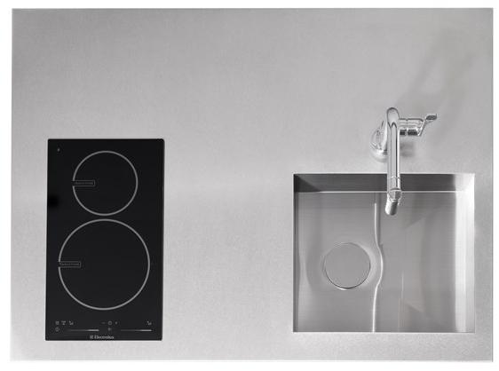 sanwacompany Мини-кухня из стали со встроенными ручками sun-id-1351897 - Вид №3