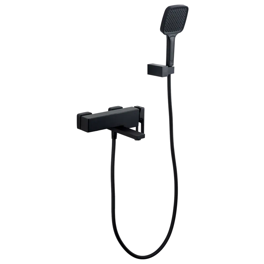 Смеситель для ванны GAPPO Eder с лейкой - матовый черный 89359055 STLM-0970626 - Вид №2