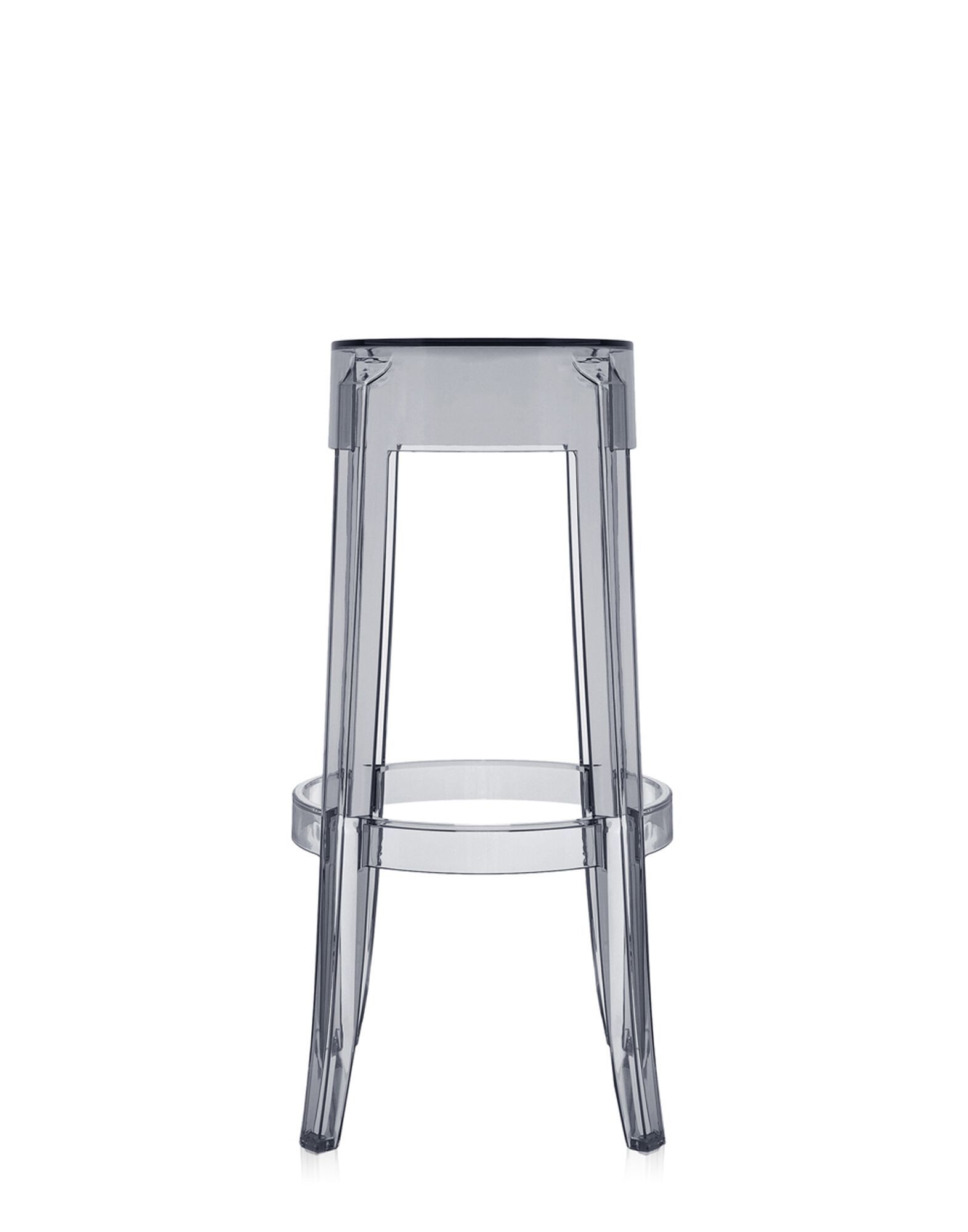 Высокий штабелируемый стул из поликарбоната с подставкой для ног Kartell CHARLES GHOST ARCH-00063123 - Вид №8