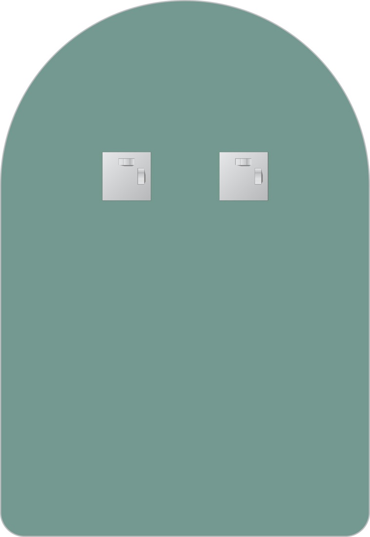 BY 0013 Зеркало со шлифованной кромкой EVOFORM Primary - Вид №2