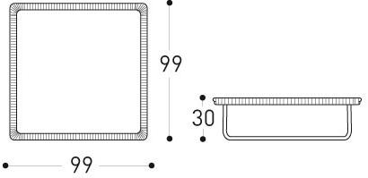 Varaschin Квадратный журнальный столик со столешницей из hpl Babylon 1748 - Вид №6