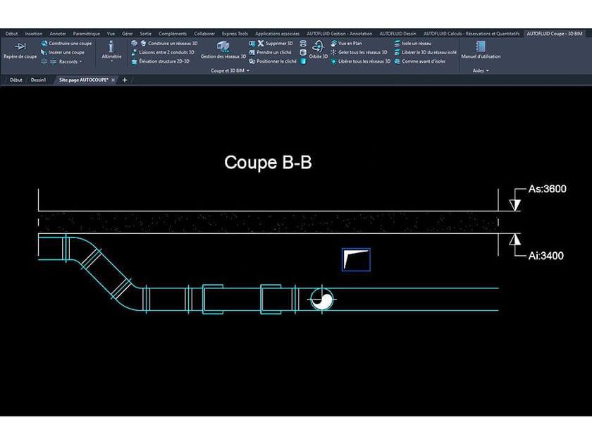 Программное обеспечение для автоматического создания разделов ATH ITALIA software AUTOFLUID ARCH-00081748