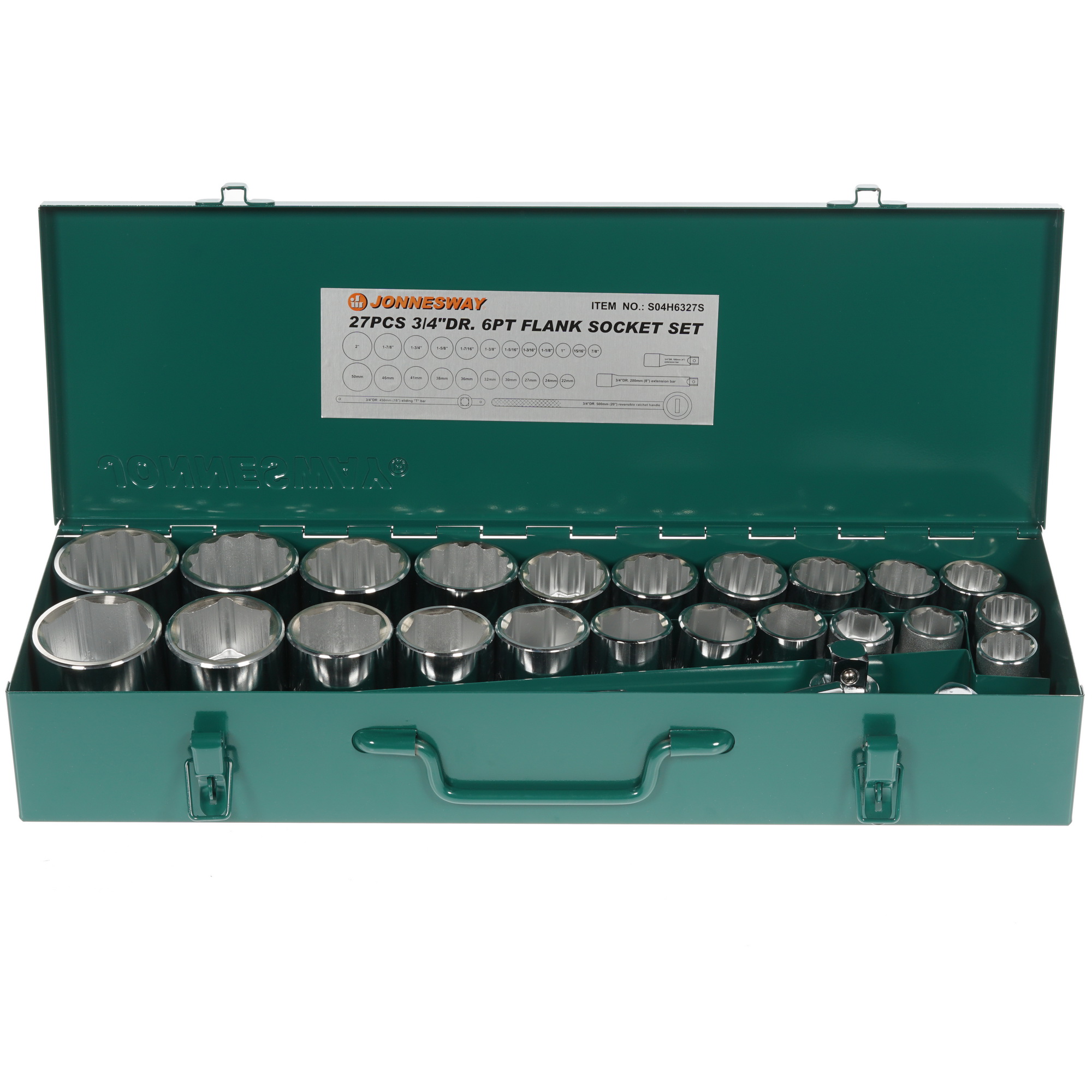 Набор торцевых головок Jonnesway S04H6327S 1118735 STDN-0052369