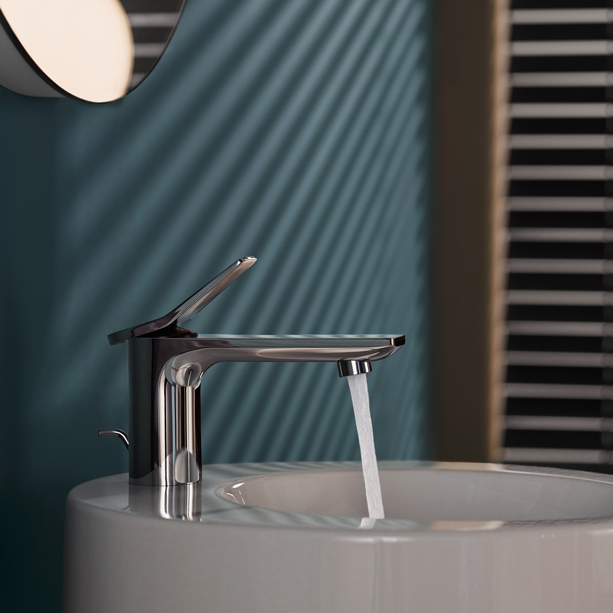 ЛИССЭ Смеситель для раковины, однорычажный, со сливом, матовый хром DornBracht LISSE 33500845-93 - Вид №2