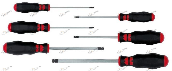 Würth Набор отверток, шариковая головка с внутренним шестигранником, 6 шт. Assortimenti cacciaviti 06139156