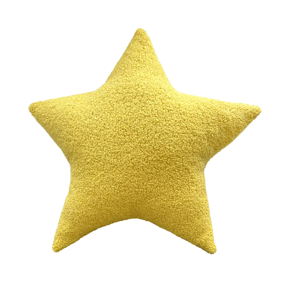 Подушка Звезда 40x40 см цвет желтый SEASONS STLM-2084220