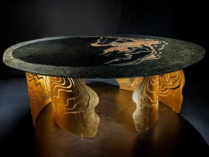 Unica by Tecnotelai Стол из нержавеющей стали и стекла Eclisse