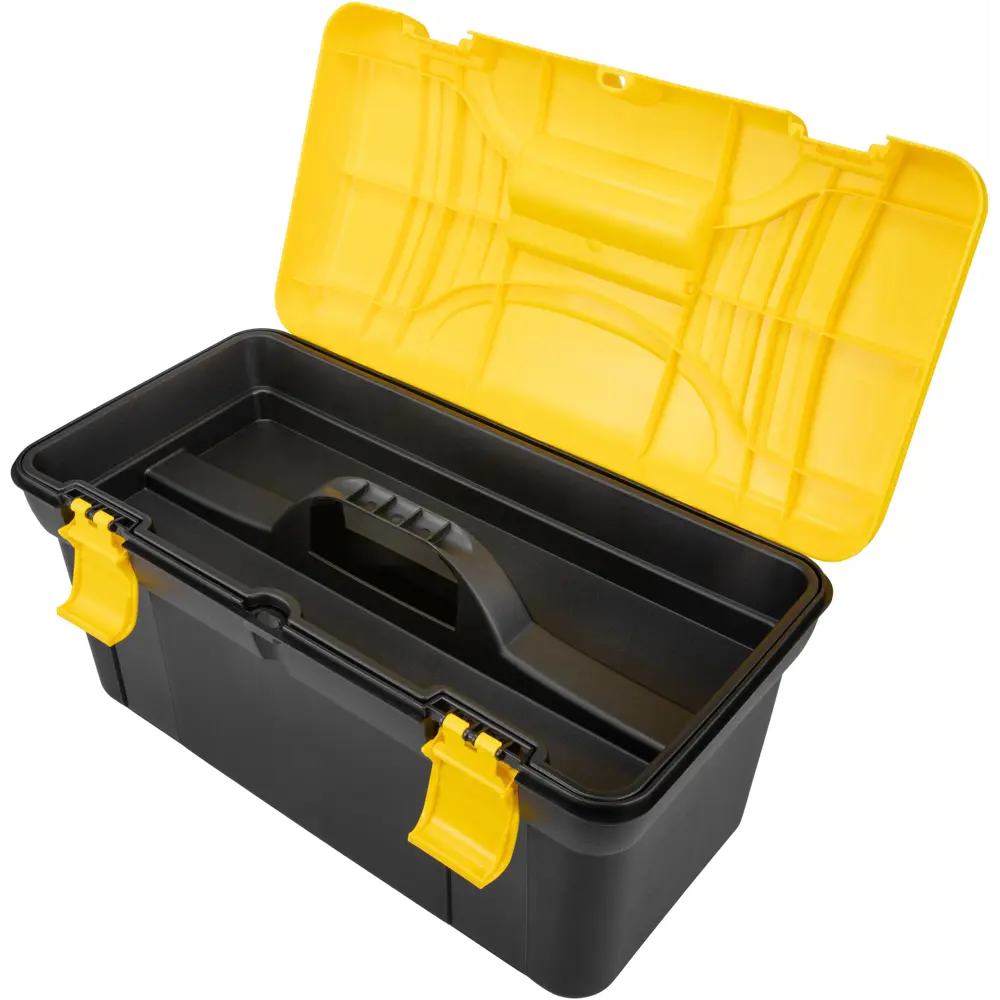 Ящик для инструментов БЫТПЛАСТ с органайзером и замками 50х26х27 см 89416335 STLM-1566640 - Вид №1
