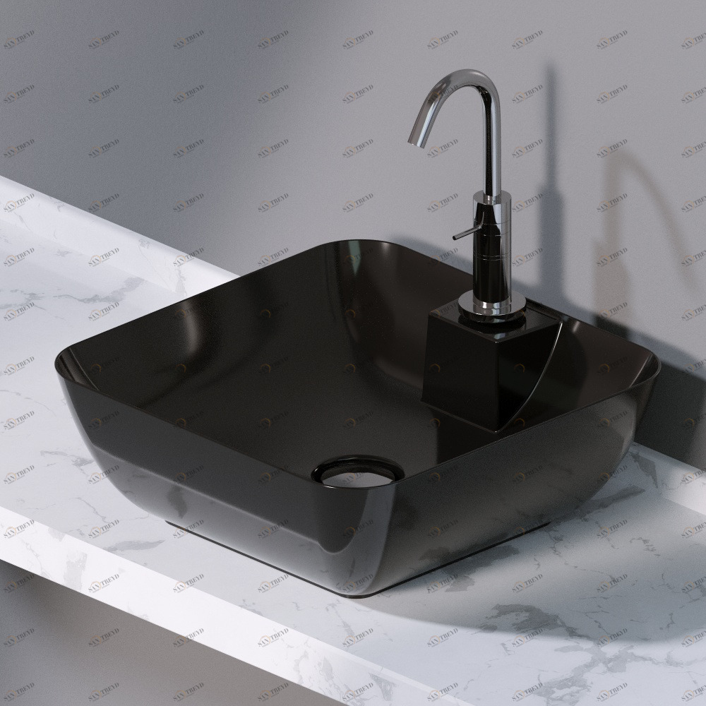 L606104 Накладная раковина на столешницу  прямоугольная A. e T. Italia ELITE AeT ITALIA