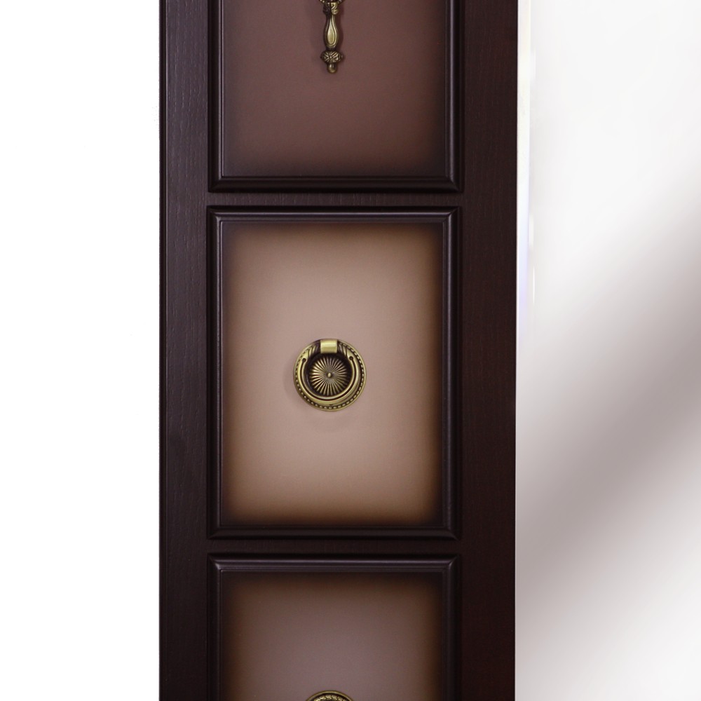 71178 Зеркало настенное Пандора 2 Орех Оберджин Шоколад BOGACHO 4627139509219 - Вид №1