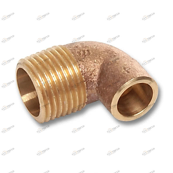 140921612 SANHA 4092G угловой переход ВП-НР, бронза 16x1/2 мм 