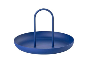 Круглый металлический лоток