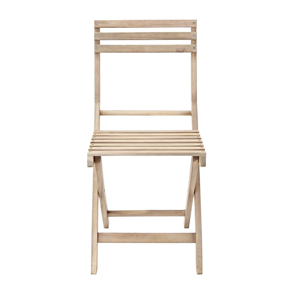 Набор садовой мебели Naterial Origami складной акация: стол и 2 стула STLM-2011954 - Вид №4