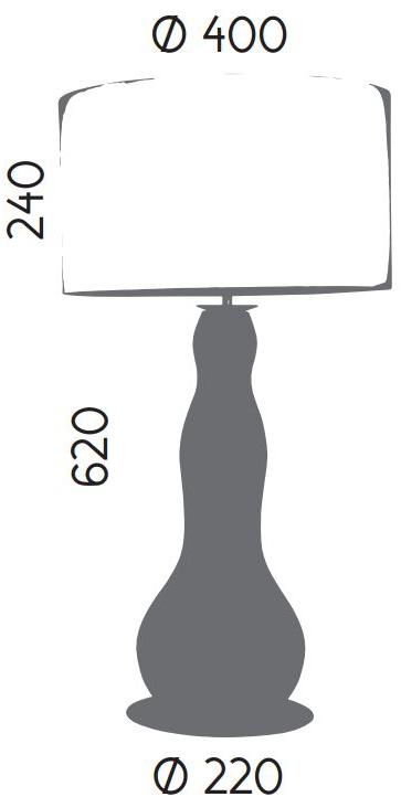 Aromas del Campo Настольная лампа из цветного стекла с фиксированным кронштейном  Nac103  - Вид №2