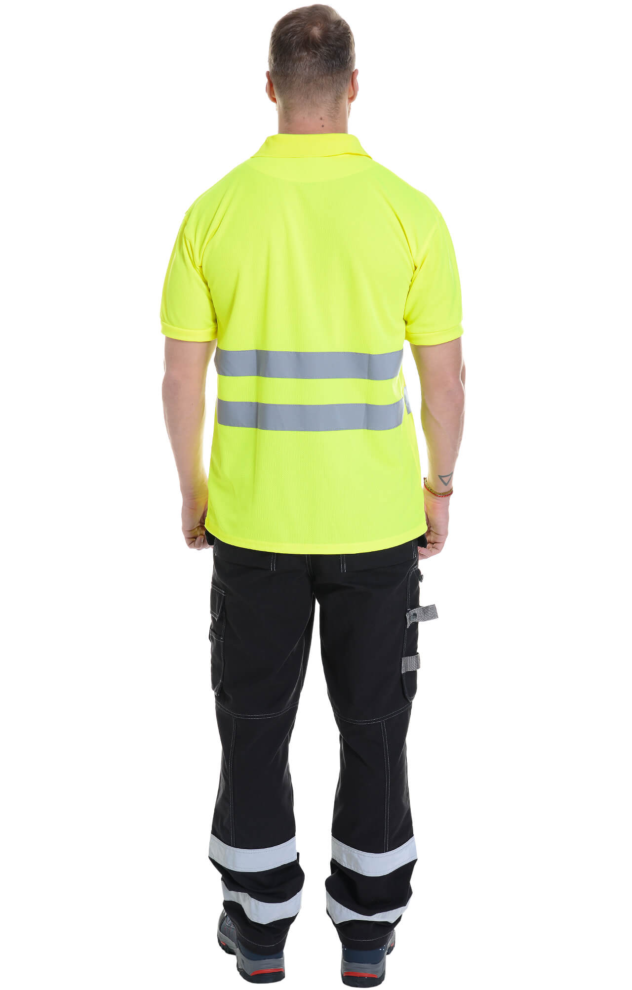 62891 Тенниска с СВП короткий рукав лимонная  Дорожник размер 56-58 (XL) Спецодежда  - Вид №3