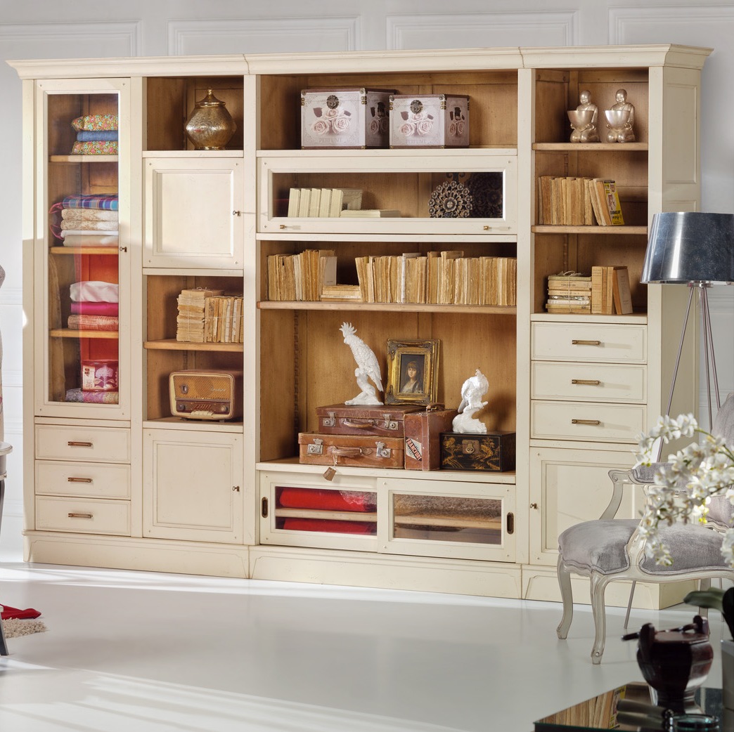 002301 Шкаф книжный белый AM Classic Romeo Santreyd - Вид №1