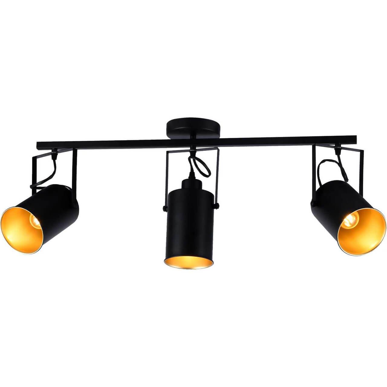 Спот потолочный на 3 лампы черный Neider 3015/02/03C STILFORT NEIDER 00-3891478 Черный  - Вид №1