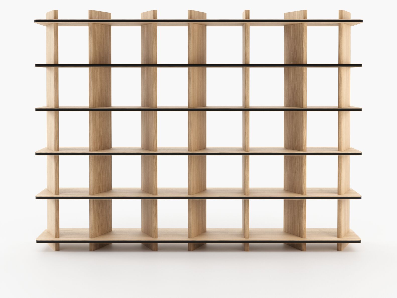 Деревянная двухсторонняя открытая Книжная полка Laskasas Essence ARCH-00135122 - Вид №8