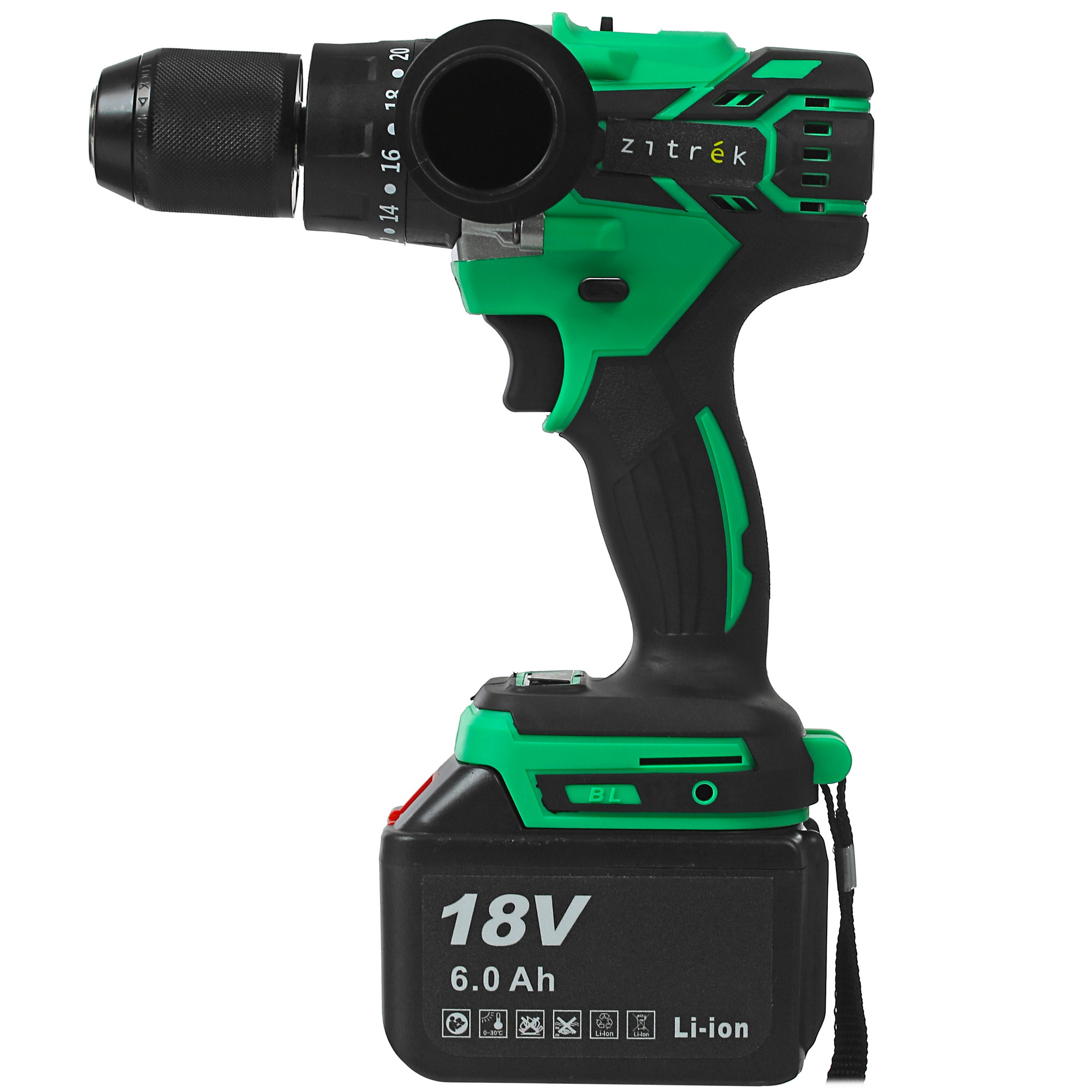 Дрель-шуруповерт Zitrek Green Impact 18V 063-4046 9906908 STDN-0054231