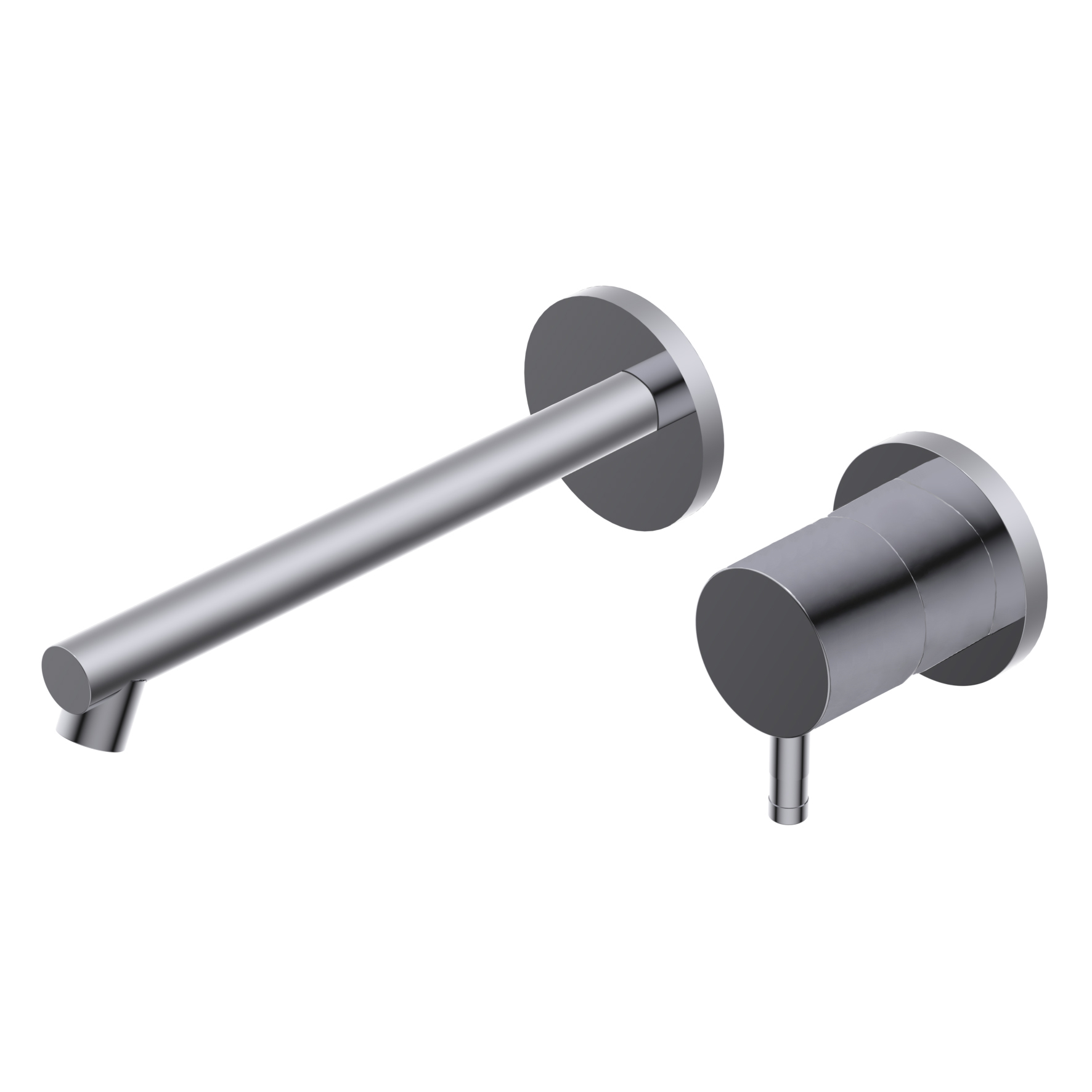 E0BA0114SPSX Встраиваемый однорычажный смеситель для раковины Ritmonio Diametro35