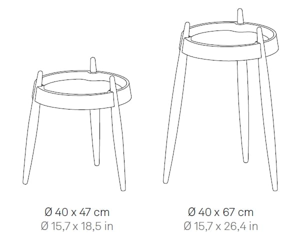 Круглый журнальный столик Zafferano LIOLÀ ARCH-00084431 - Вид №31
