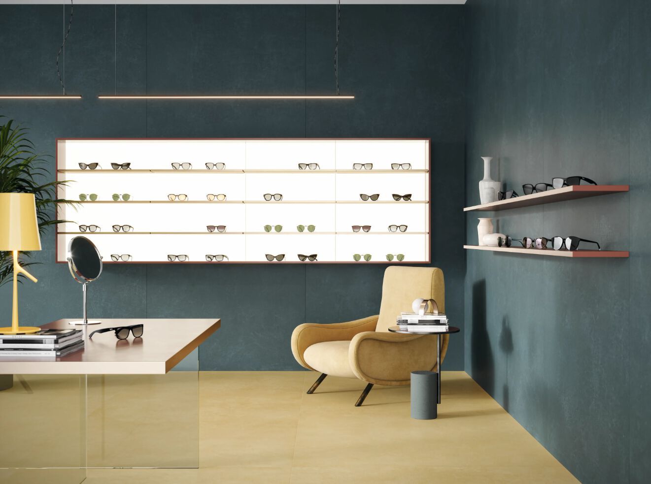 Пол / напольное покрытие из керамогранита с эффектом смолы Imola RETINA ARCH-00040652 - Вид №15