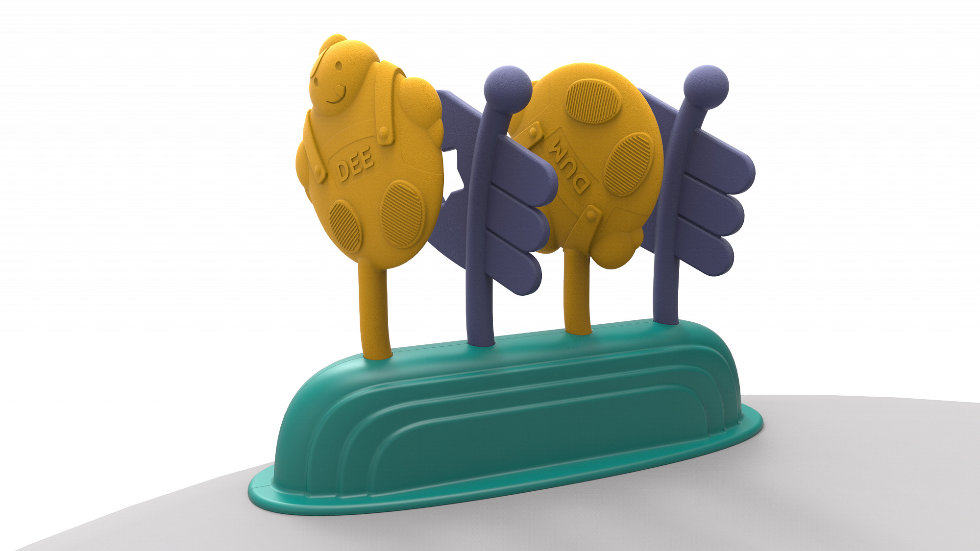 Игровой развивающий центр "Страна чудес - Расти со мной" серый с табуретками ORIBEL  322605 Серый Santreyd  - Вид №2