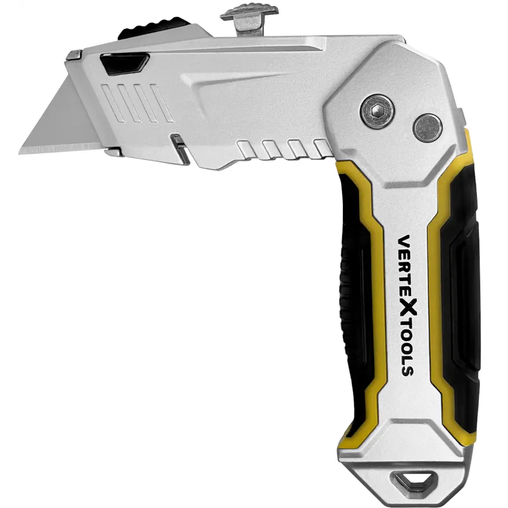 Нож строительный Vertextools 0044-18-29 металлический корпус трапециевидное лезвие 218 мм STLM-2163595 - Вид №1