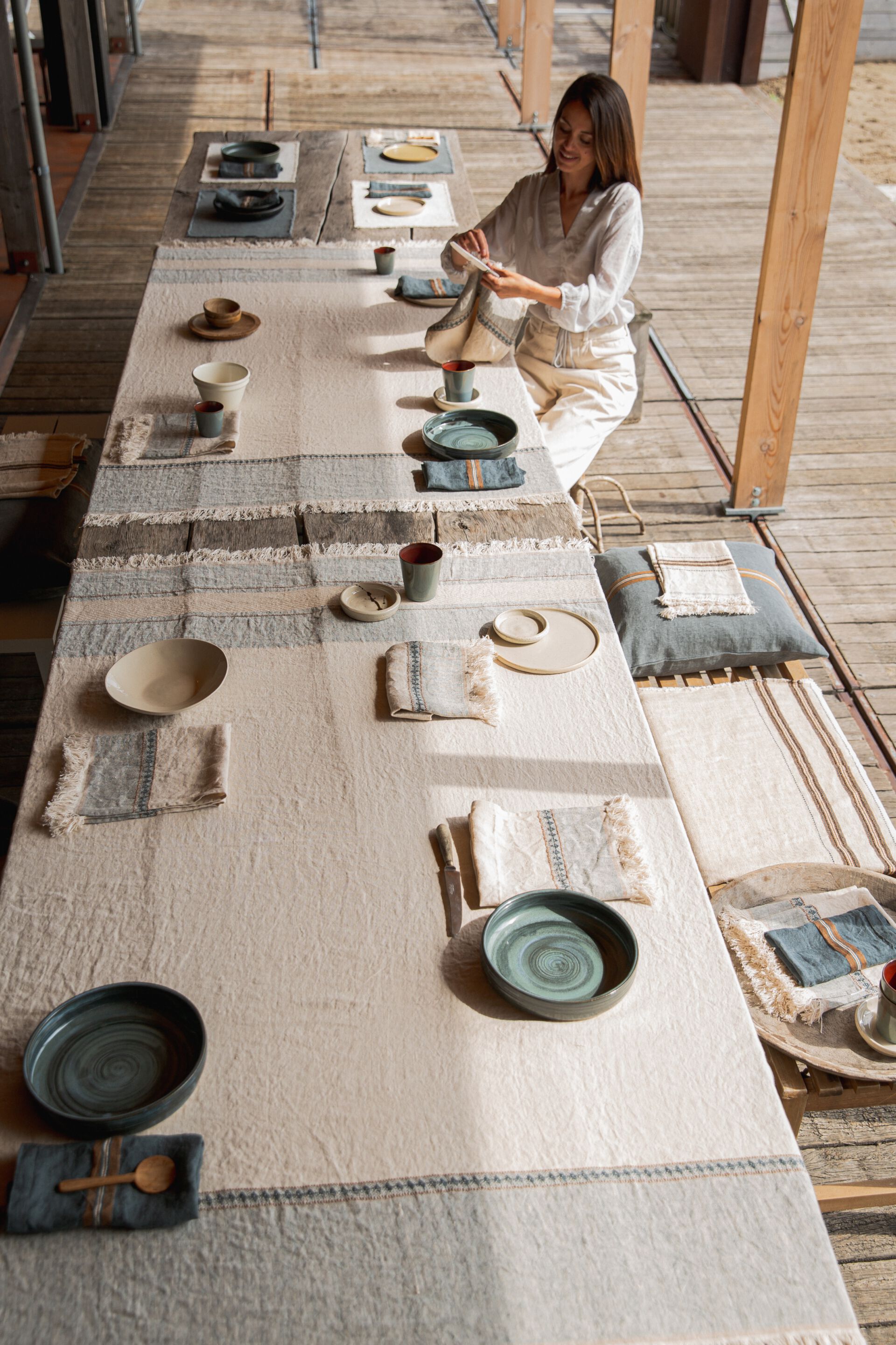 Льняная скатерть Libeco Home the Belgian ARCH-00151572 - Вид №2