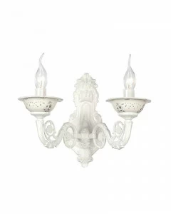 Бра настенное белое Lumien Hall "Джасинта" W17015/2WH1 LUMIEN HALL СВЕЧА 00-3931589 Белый