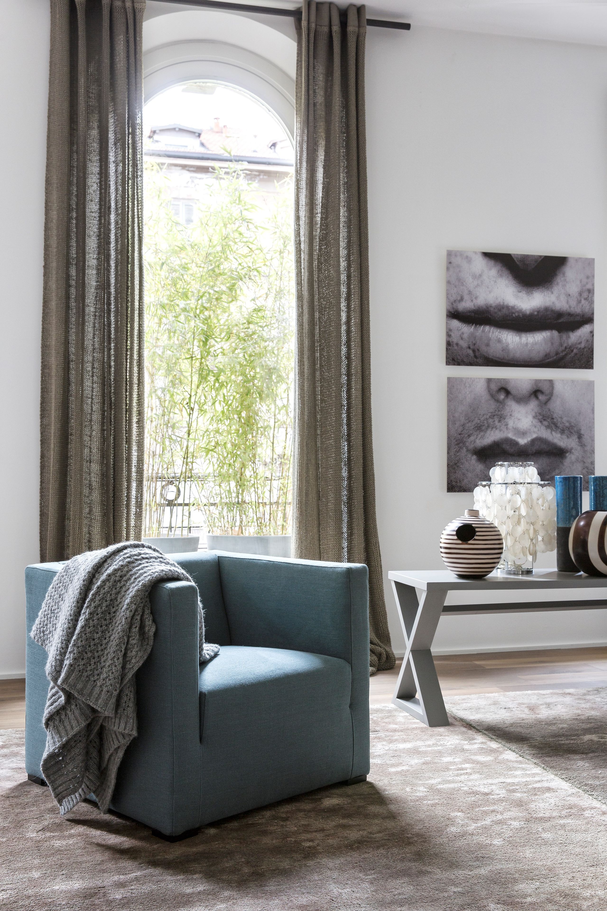 Съемное кресло из ткани Meridiani Belmon ARCH-00014801 - Вид №1