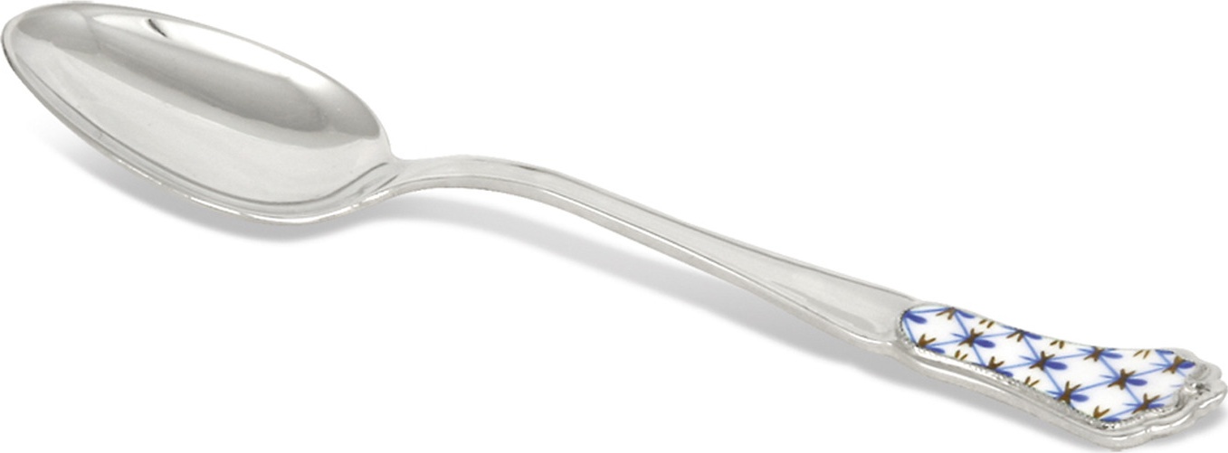 10671807 Русские самоцветы Ложка кофейная Русские самоцветы, серебро 925 Серебро 925 