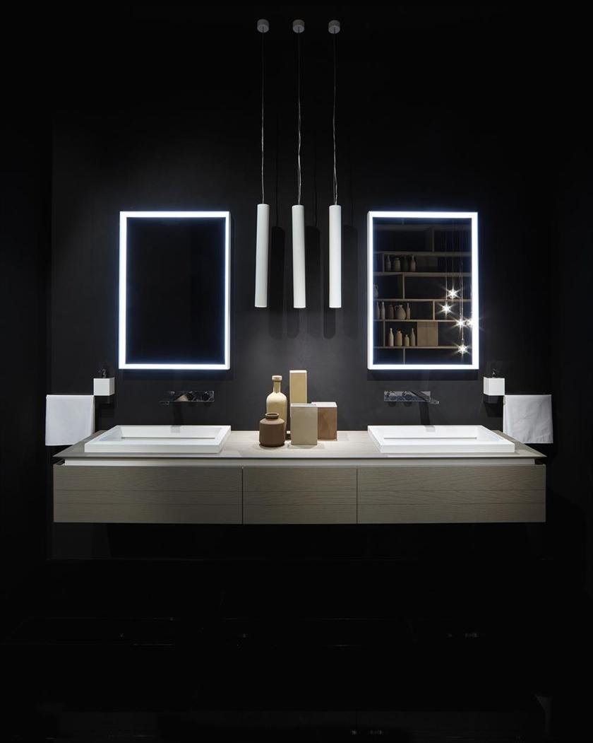 RIFRA Настенное зеркало для ванной в раме из кориана sun-id-1484444 - Вид №5