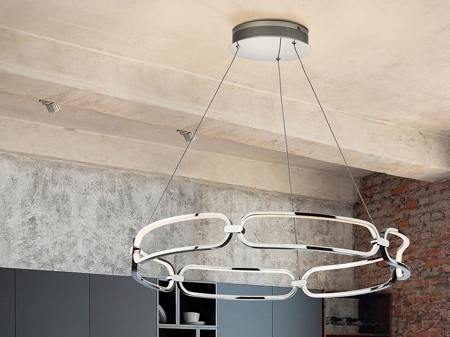 085590 Подвесной светильник Ø80 хром Schuller Colette