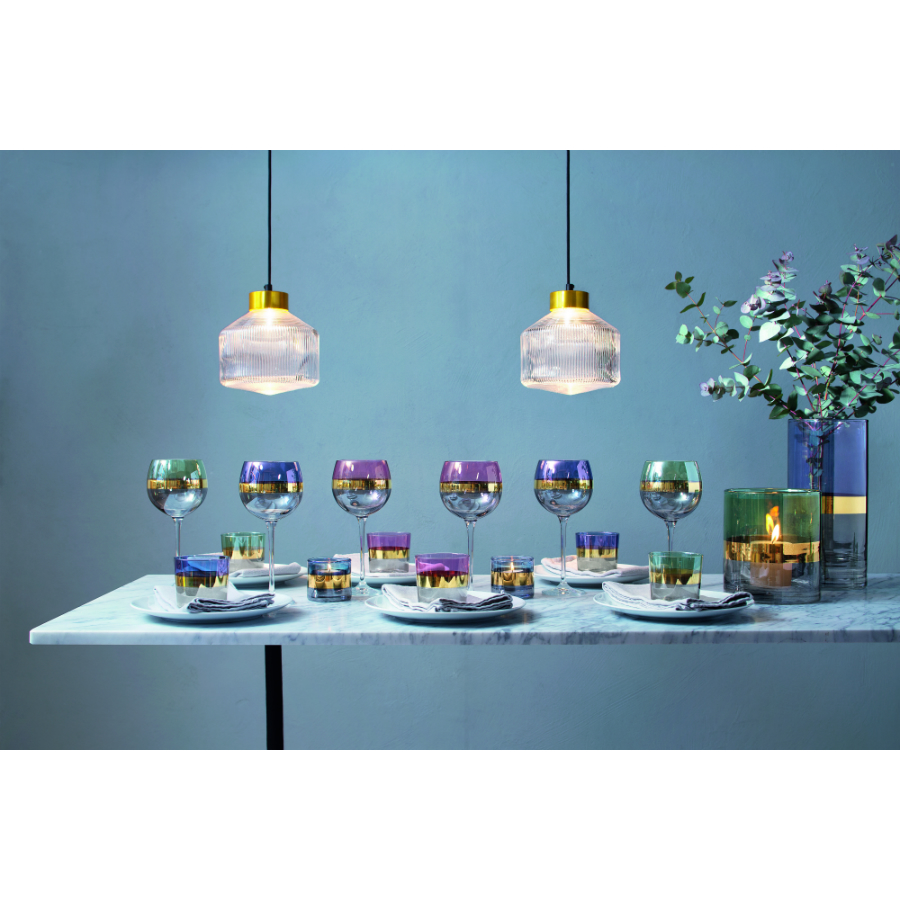 G1338-19-195 Набор из 2 круглых бокалов bangle 525 мл розовый LSA International  - Вид №2