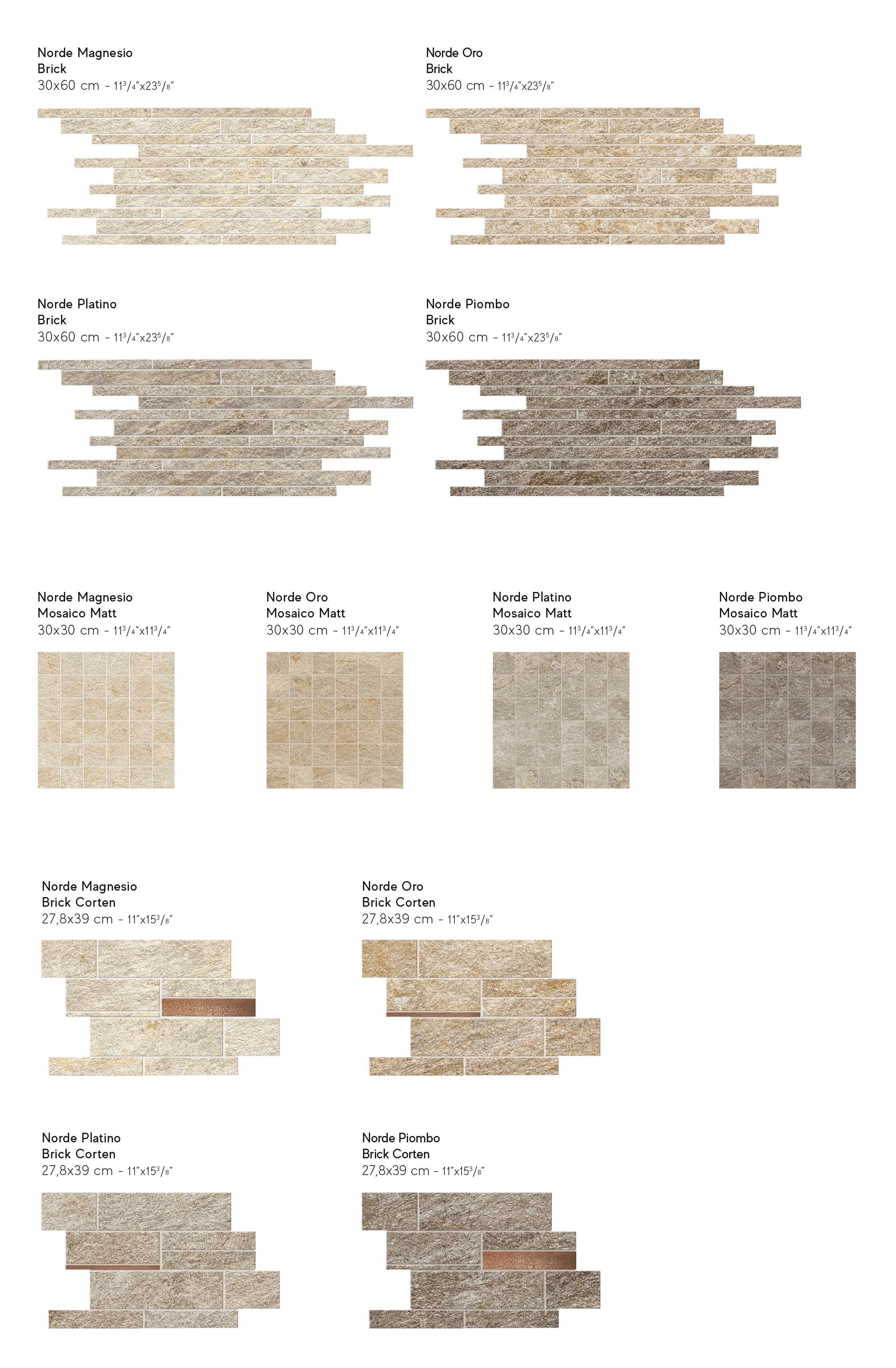 Мозаика из керамогранита с эффектом камня Atlas Concorde Norde ARCH-00107552 - Вид №9