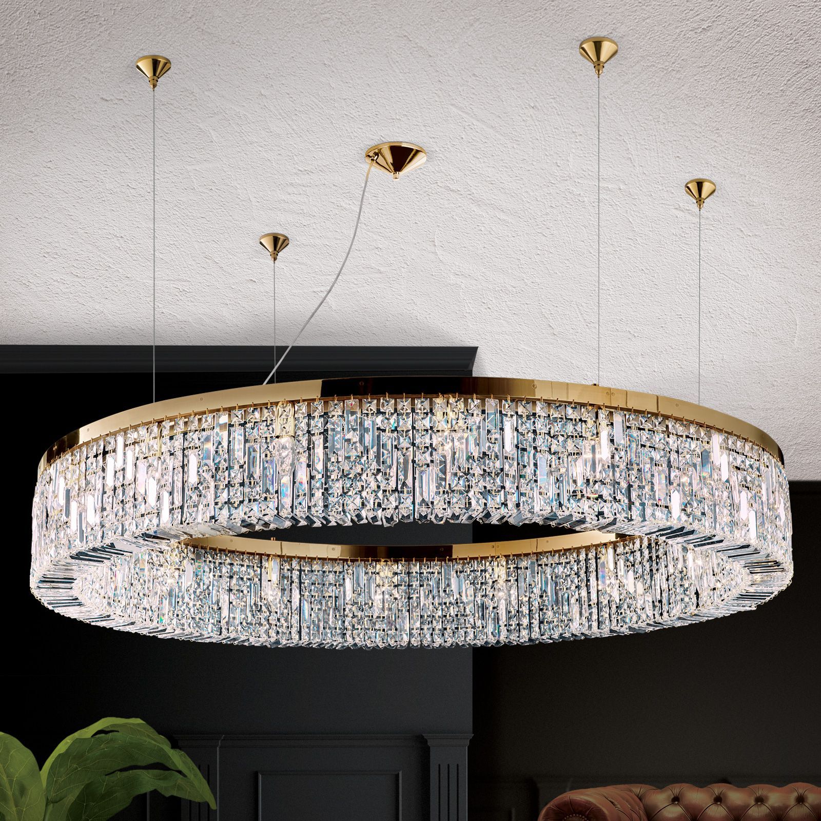 Подвесной светильник с кристаллами Orion кольцо ARCH-00119165 - Вид №21