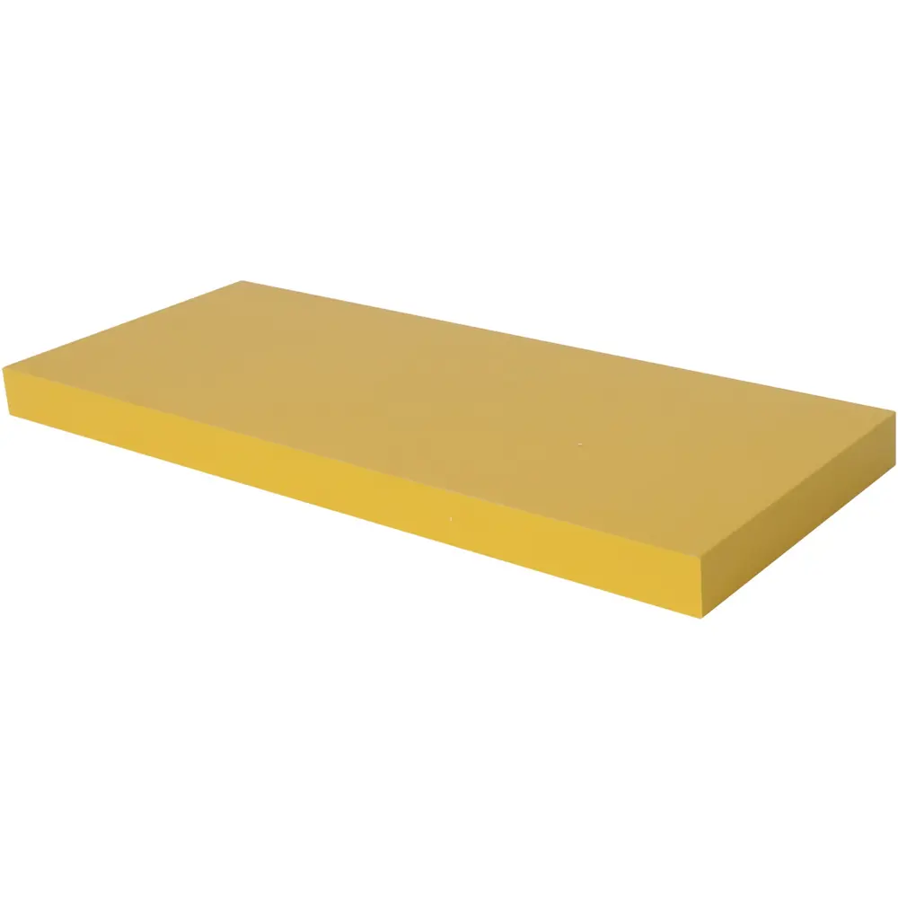 Полка мебельная прямая 60x23.5x3.8 см МДФ цвет жёлтый 81898804 STLM-2073583 SPACEO 