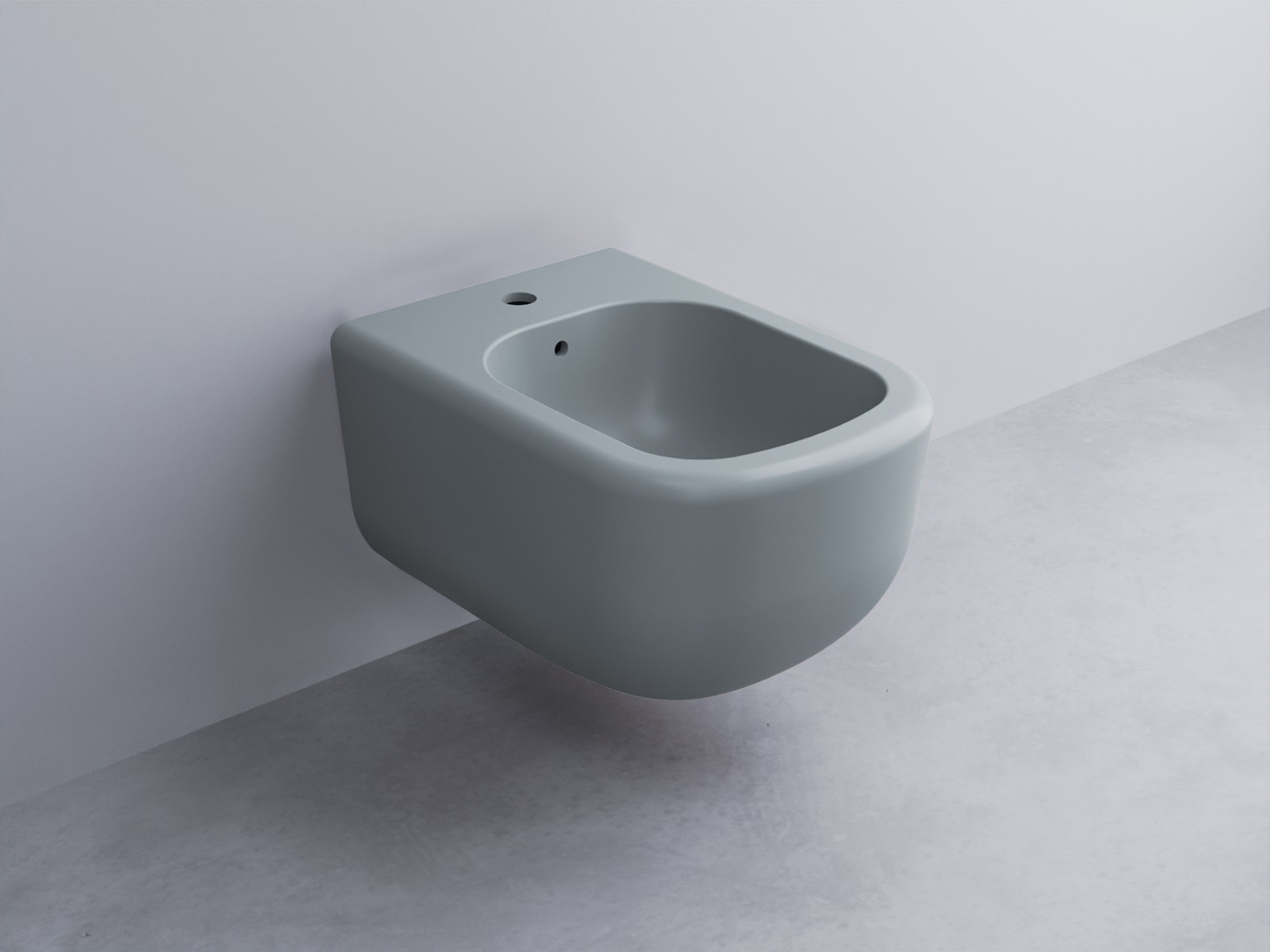 ERBS-BR Биде подвесное с одним отверстием под смеситель, в комплекте с крепежами cielo Era Ceramica Cielo