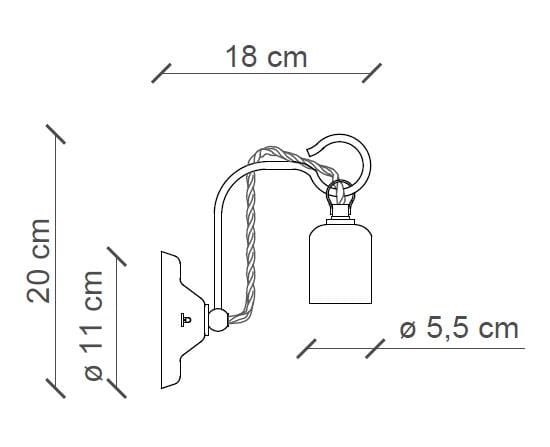 Керамическая аппликация с фиксированным рычагом FERROLUCE Винтаж ARCH-00129613 - Вид №2