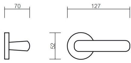 Pasini Ручка из латуни на розетке Asia 2971 - Вид №2