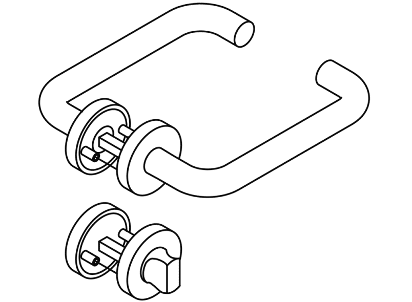 111XAH02.230 Модель свободного занятого множества 112x HEWI Beschläge für Innentüren  - Вид №3