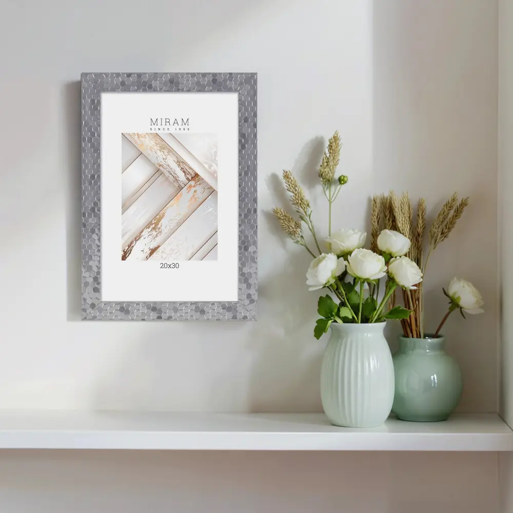 Рамка Мирам 20x30 см серебристая для фото и картин 89422782 STLM-1566880 - Вид №1