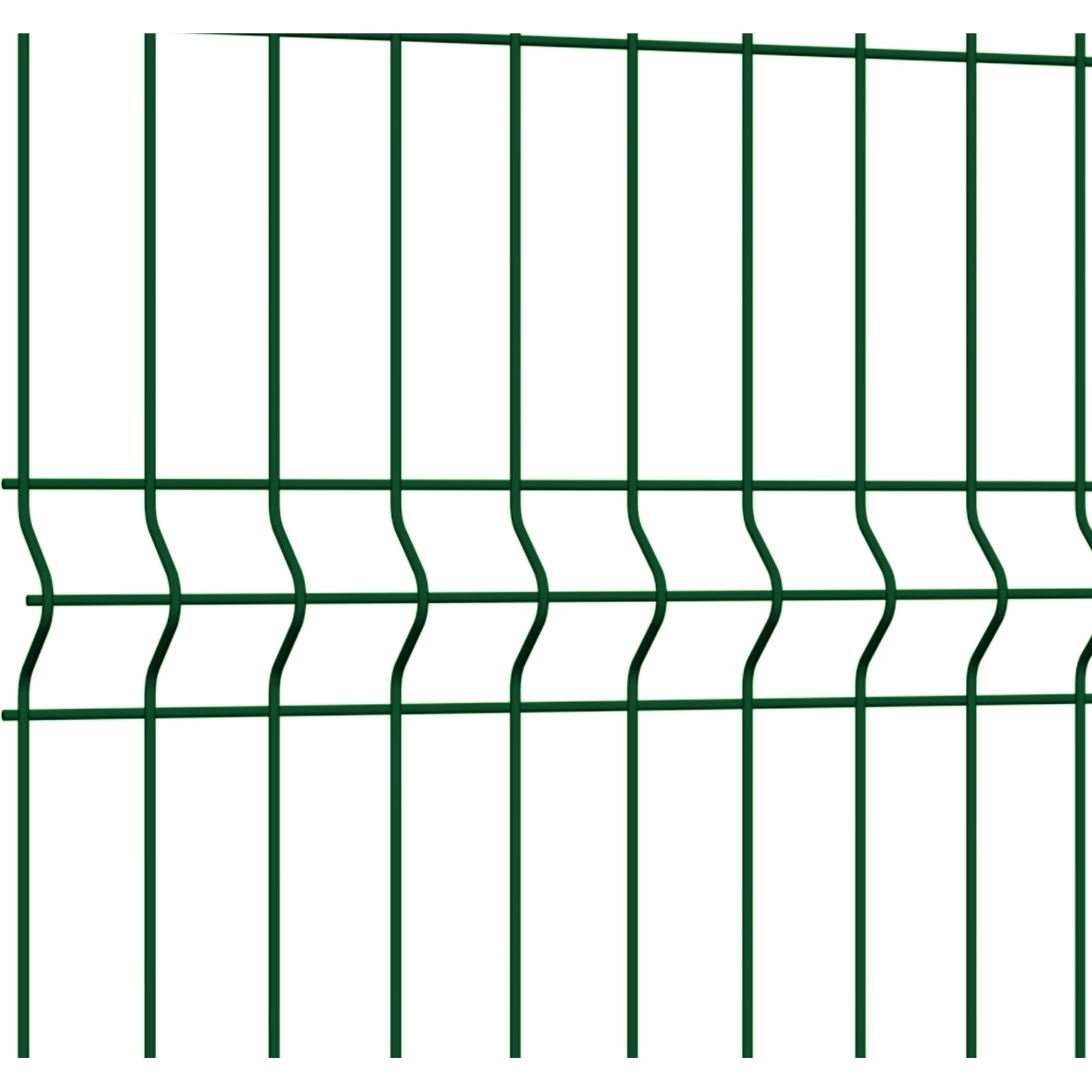 81990730 3D панель Profi для забора 2.03х2.5 м оцинкованная сталь зеленый Santreyd  - Вид №1