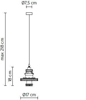 Karman Подвесной светильник прямого света из керамики Mek sun-id-1493366 - Вид №7