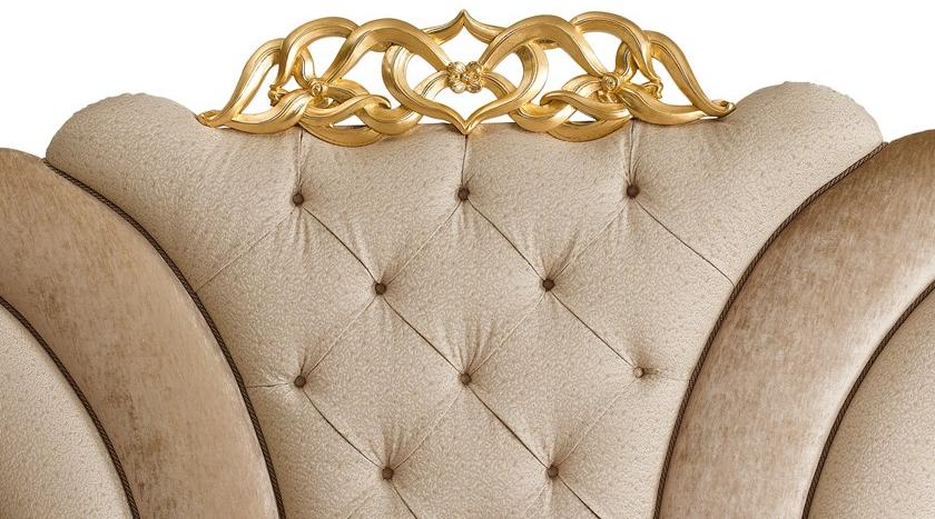 A.R. Arredamenti Двуспальная кровать с тафтинговым изголовьем Harmony 370 - Вид №5