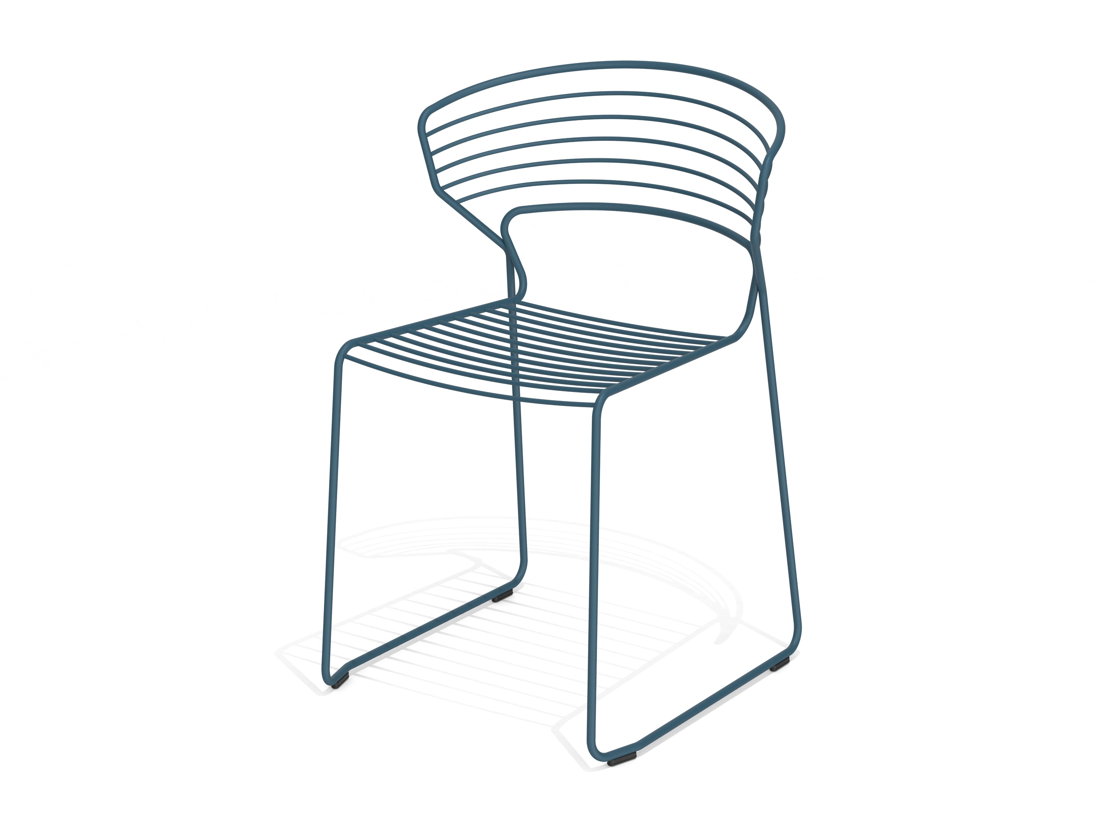 Штабелируемый стальной стул Desalto Koki Wire ARCH-00022153