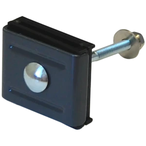 Скоба для забора Grand Line 50 мм сталь RAL 7024 серый